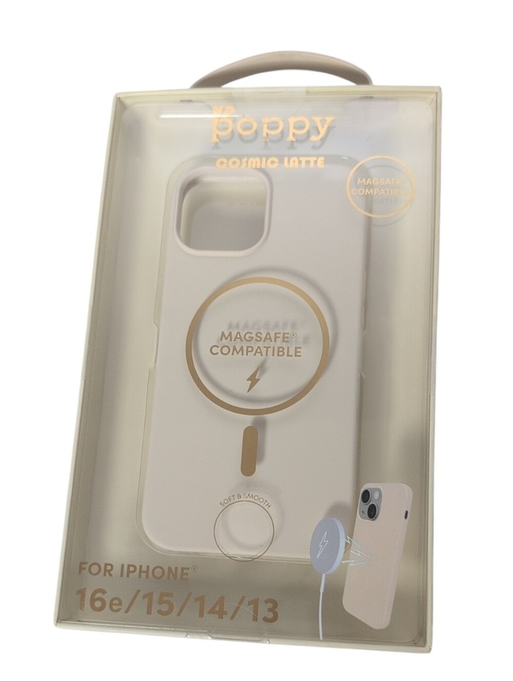 XO Poppy Cosmic Latte iPhone 16e/15/14/13 Phone Case